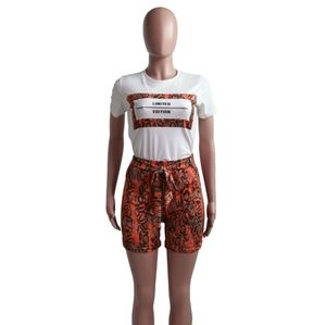 💥New💥set of shorts and tshirt snake skin design